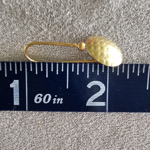 18K Yellow Gold Polkadot McGurrin Studio Earrings - Picture 7 of 15